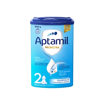 德国 爱他美（Aptamil）婴儿配方奶粉易乐罐蓝罐 800g 2段 适合6个月以上（新老包装随机发货）