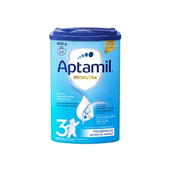 德国 爱他美（Aptamil）婴儿配方奶粉易乐罐蓝罐 800g 3段 适合10个月以上（新老包装随机发货）