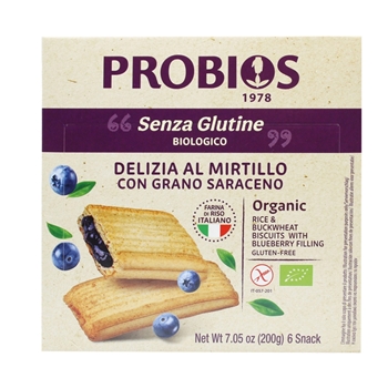 Probios无麸质蓝莓夹心饼干
